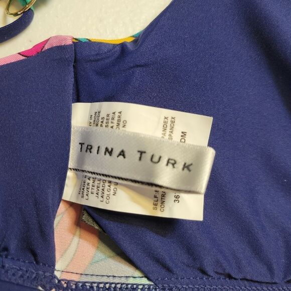 Trina TurkWomen's India Garden Printed Hardware Bikini Top and Bottonms - Picture 10 of 13